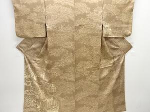 垣根模様付け下げ小紋着物